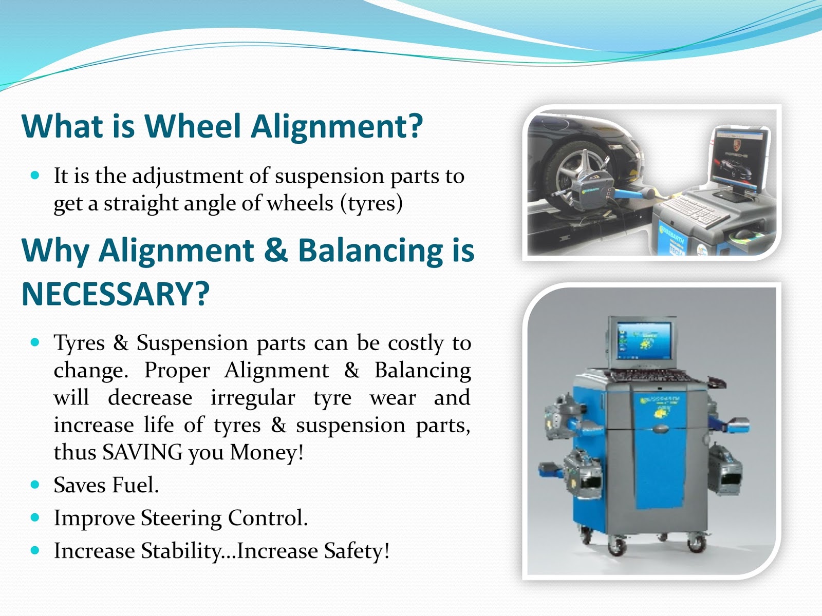 Tyre World Auto Care Point Mullashery Wheel Wear and Tire Alignment