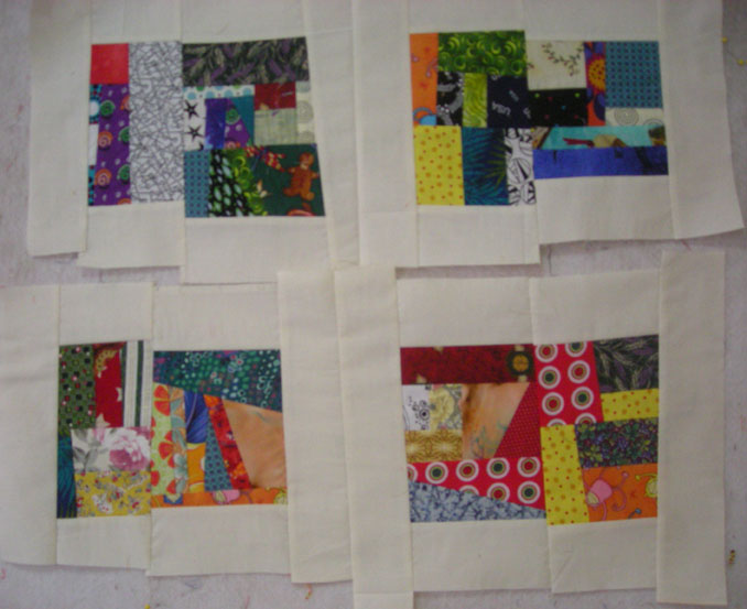 Eat, Sleep, Quilt Tutorial Fractured crumb blocks!