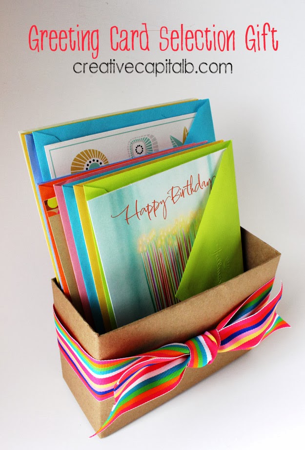 Capital B Birthday Card Gift Box with Hallmark Value Cards