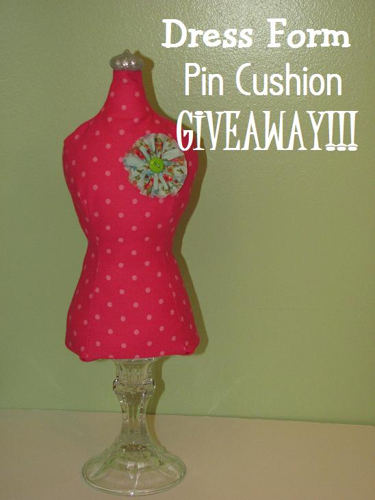 Mama To Three Chicks Dress Form Pin Cushion/ Necklace holder