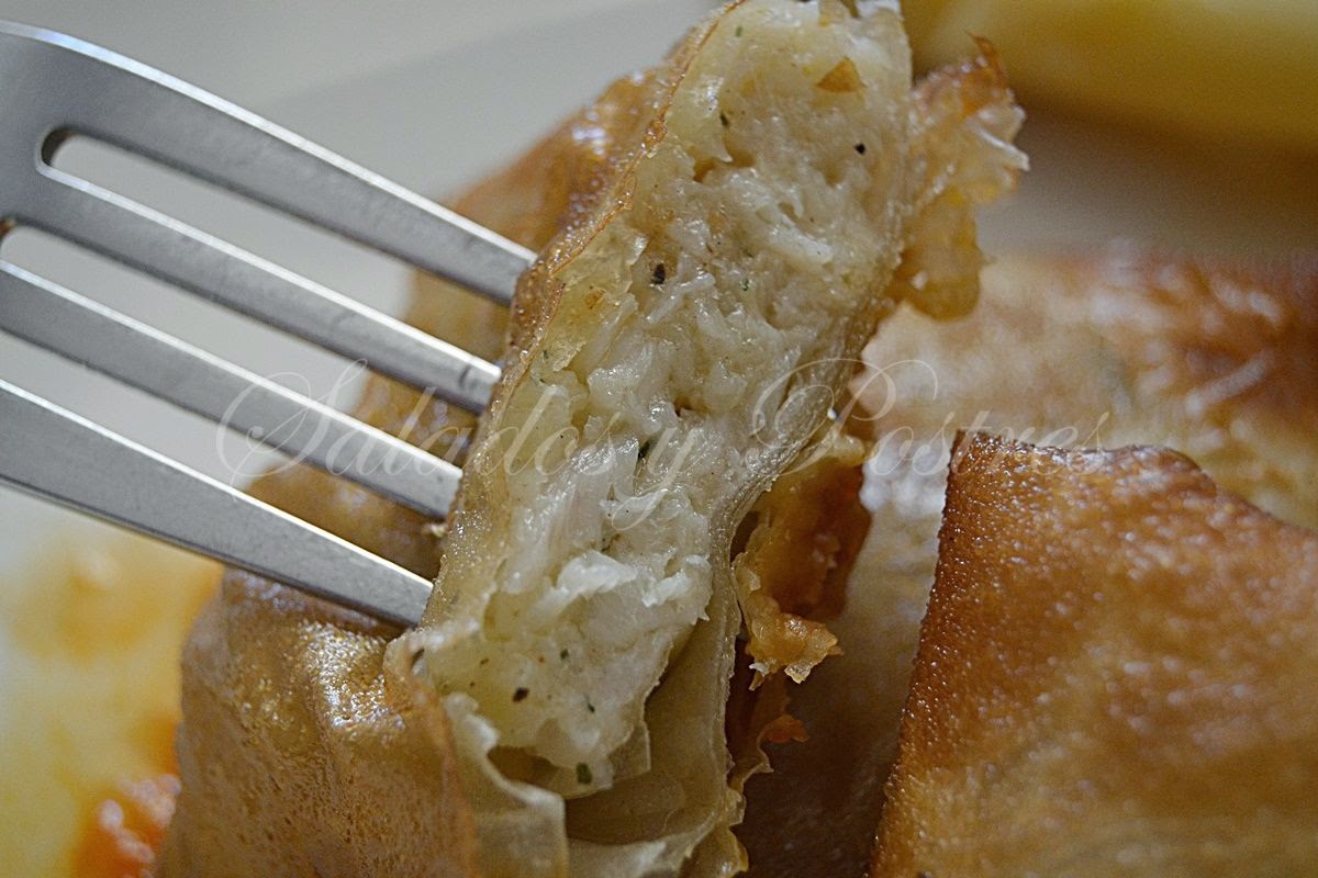 Rollitos Fritos De Bacalao