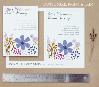 the only etsy seller that offers DIY printable wedding invitations that