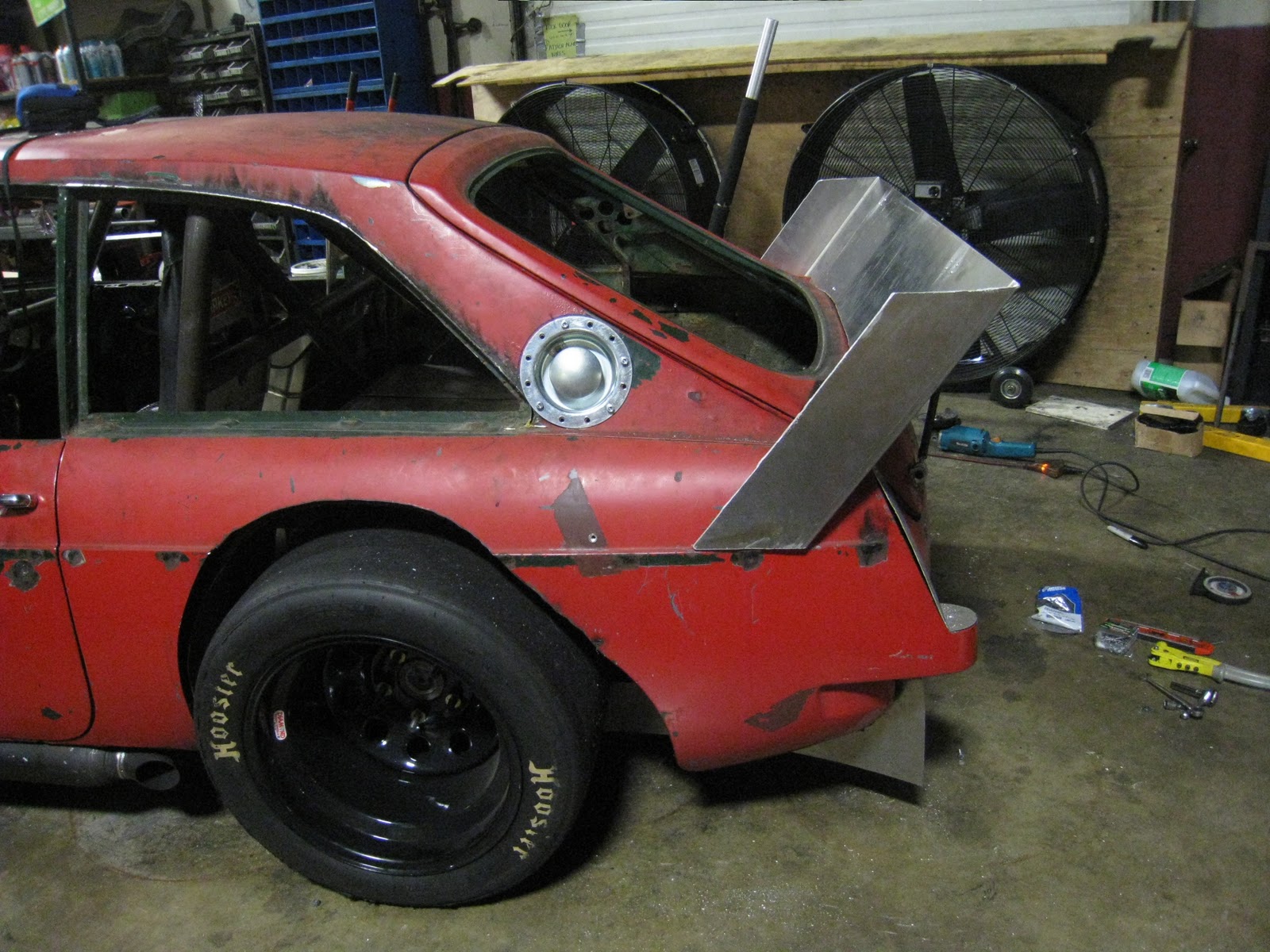 V8 Powered MGBGT Rear Spoiler