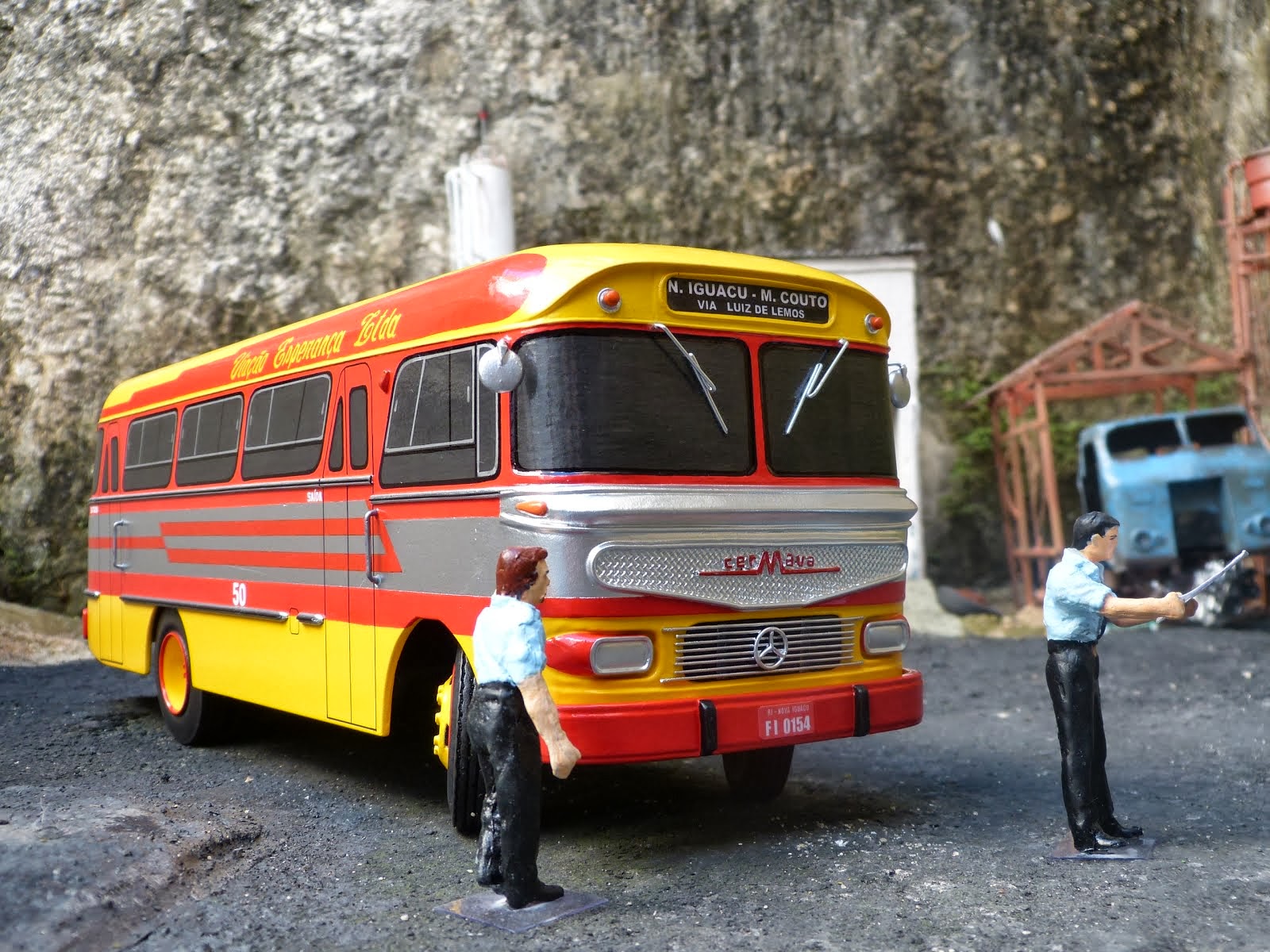 Miniatura do ônibus Cermava 3ª e ultima edição