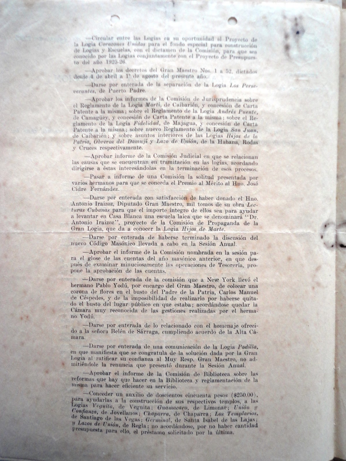 DOCUMENTO HISTÓRICO