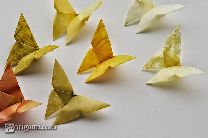 Cara Membuat Origami Kupu-Kupu => Klik Gambar
