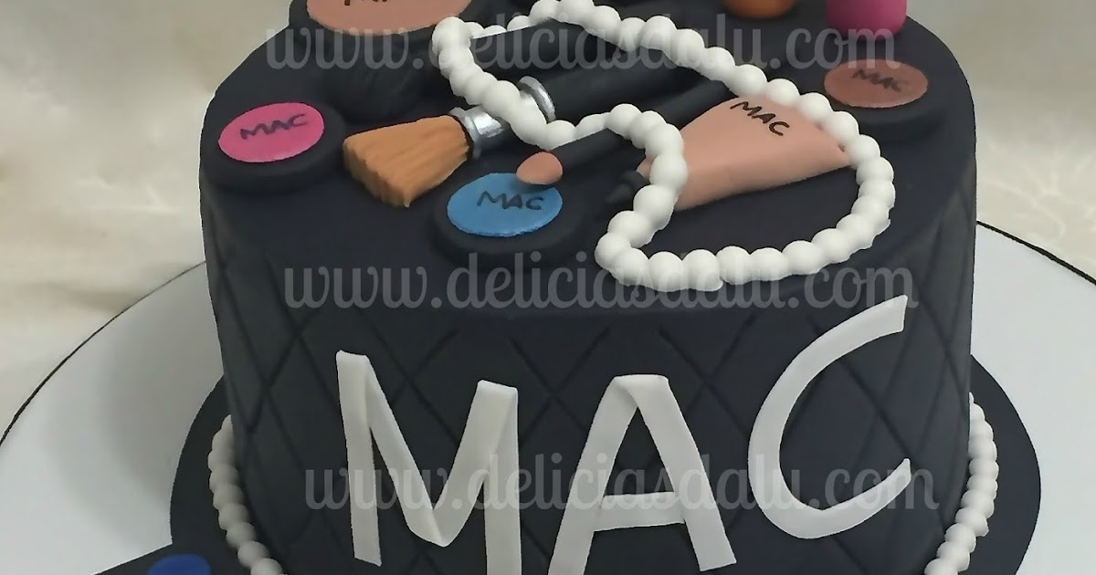 Bolo Maquiagem MAC  Delicias da Lu Confeitaria Artesanal