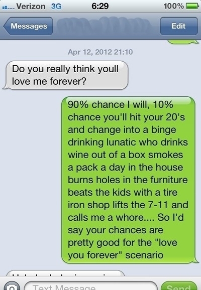 funny love text messages of hair funny love texts