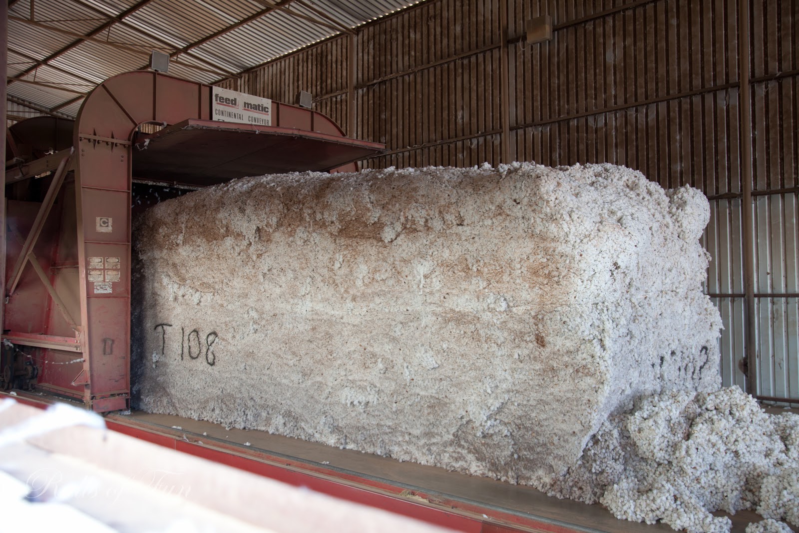 Rolls of Fun Photography Cotton Ginning Process