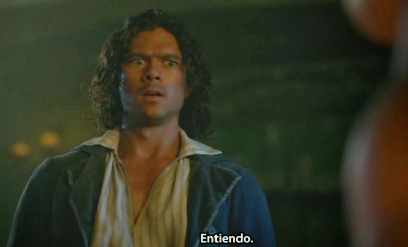 Espectacular morocha - serie Black Sails