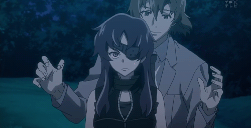 Resultado de imagem para mirai nikki nona gif