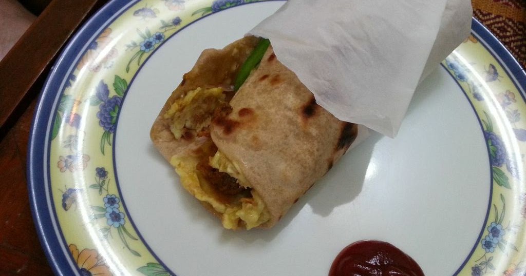 Chicken Kathi Roll Made At Home :-)
