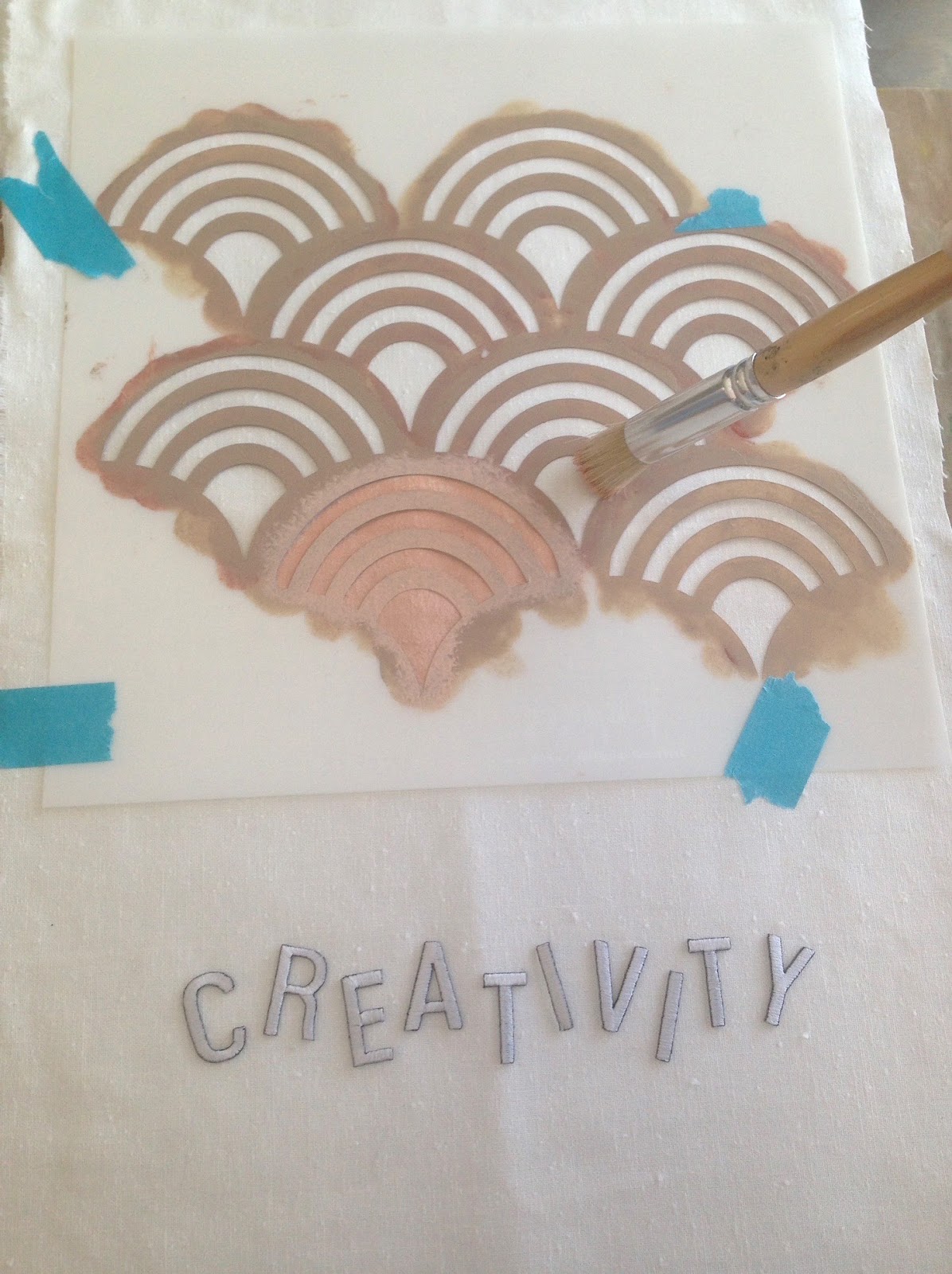 Creating with Joy Fabric Painting Creativity Rocks!