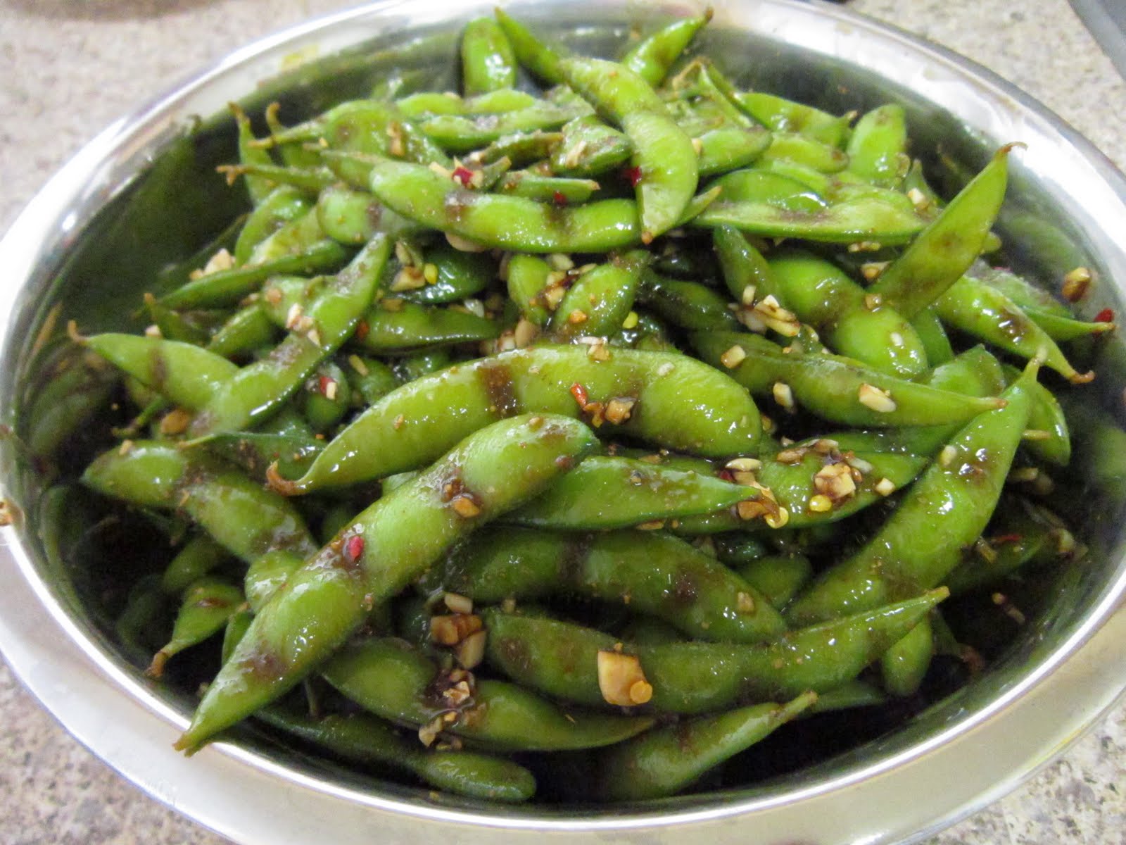 The Walsh Cookbook Spicy Edamame Jaymie