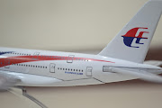 MALAYSIA AIRLINES A380 MODEL : AIRBUS 380. SIZE : 16 cm x 16 cm (dsc )