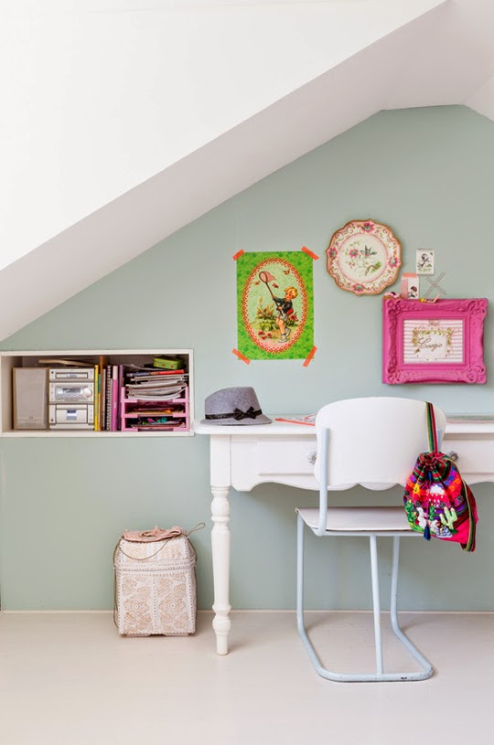 home office cute para meninas