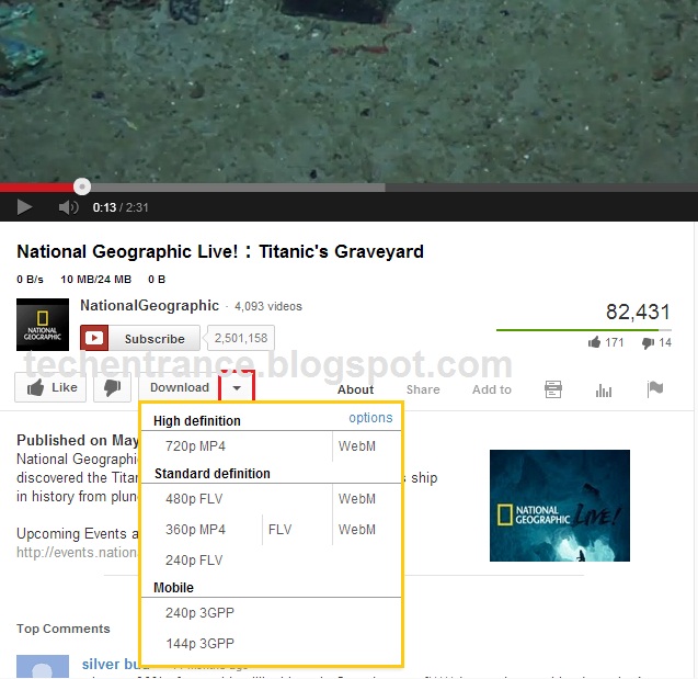 أسهل طريقة لتحميل مقاطع الفيديو من اليوتيوب بشكل مباشر وبدون برامج