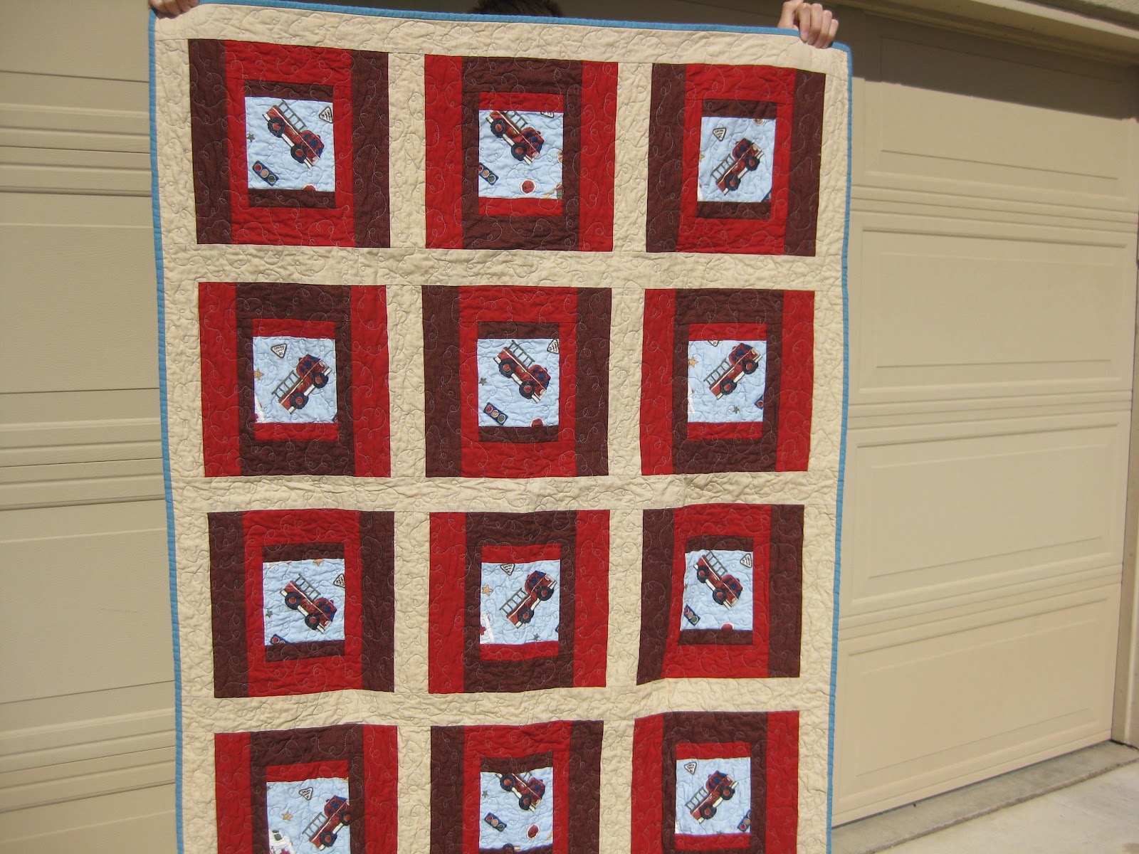 Fire Truck Quilt