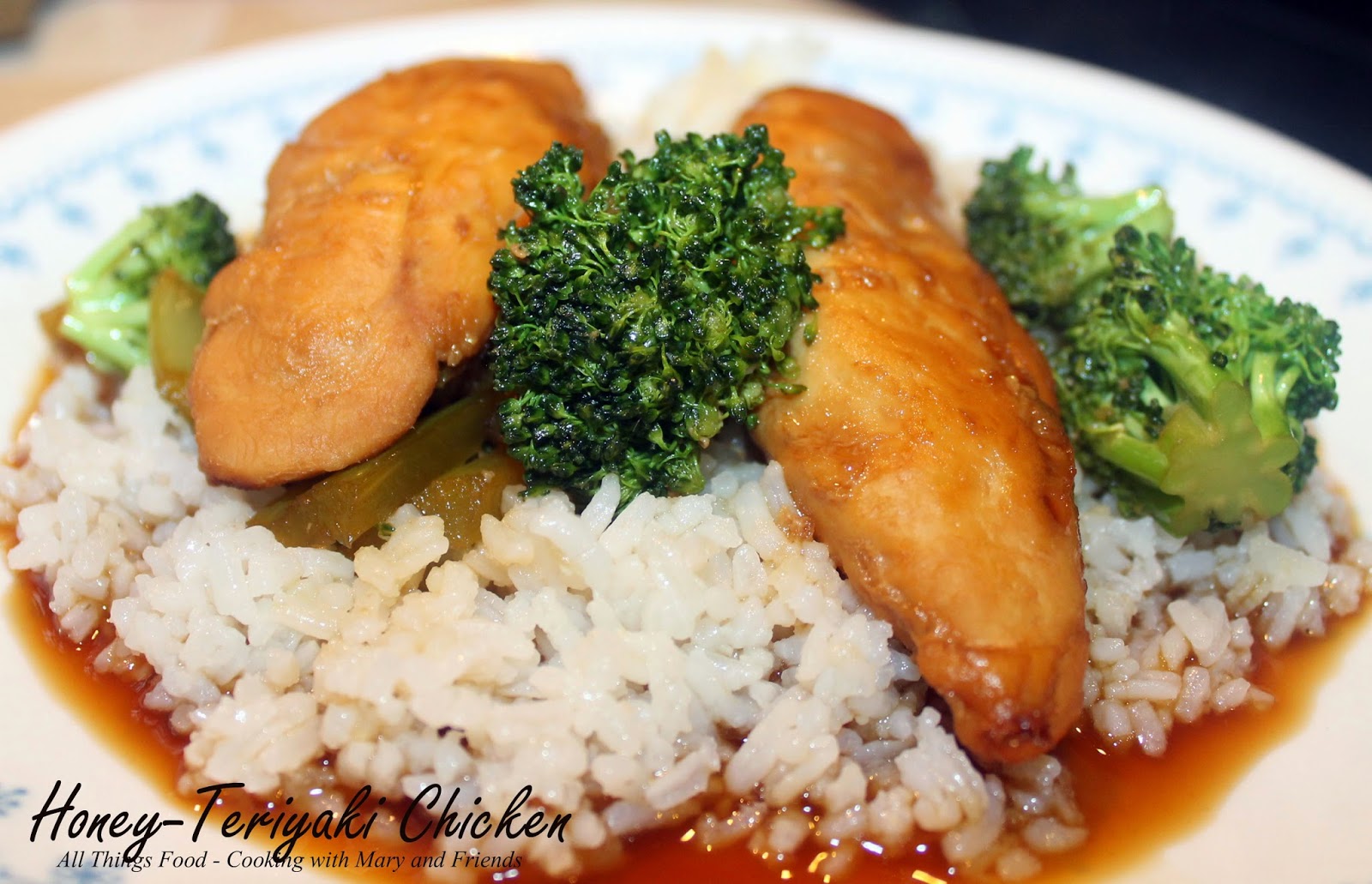 Cooking With Mary and Friends HoneyTeriyaki Chicken Tenders and Broccoli