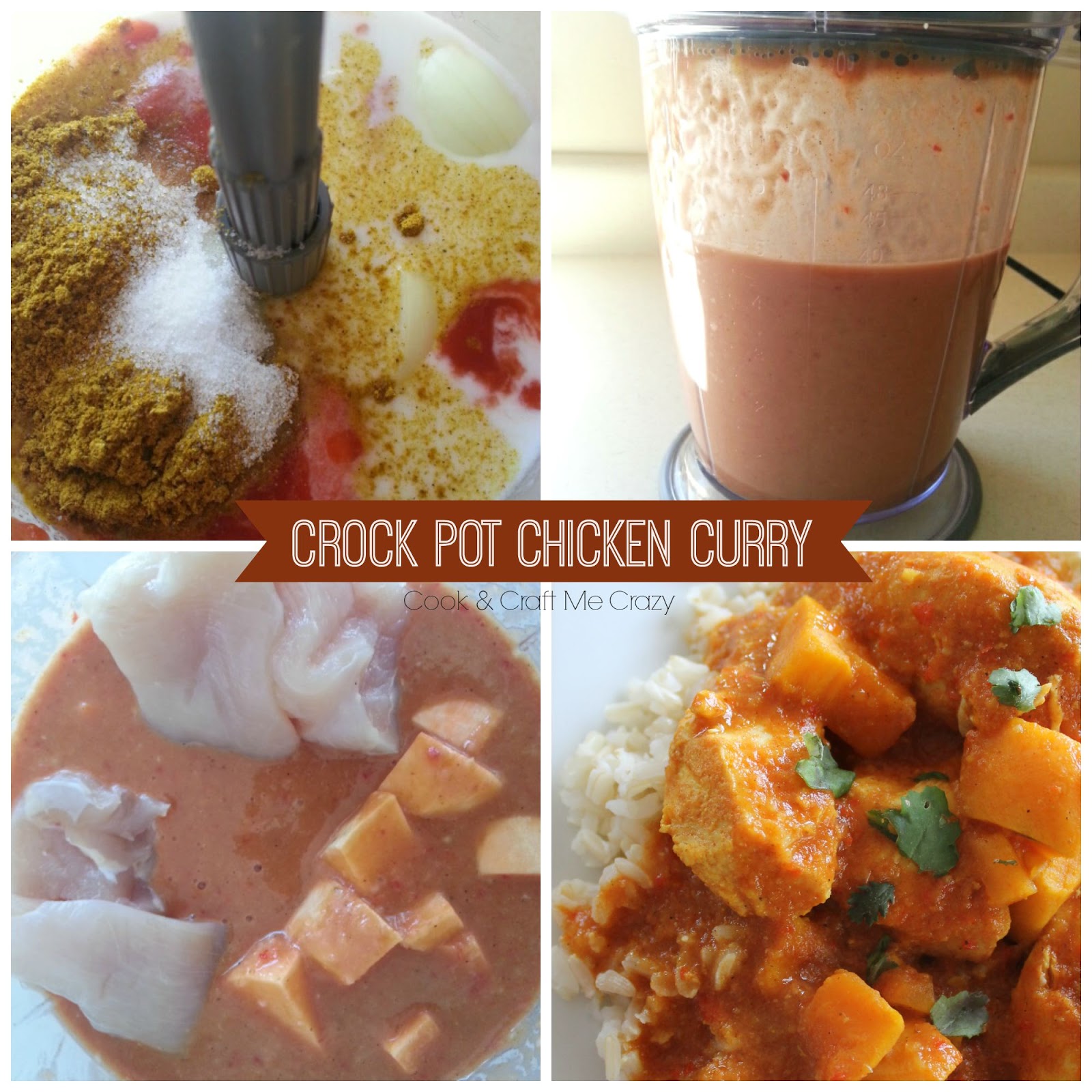 Cook and Craft Me Crazy Crock Pot Chicken Curry