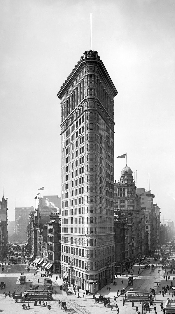 Edificio Flatiron. Nueva York, 1905 © Detroit Publishing Company