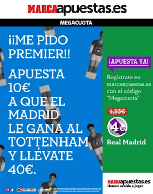 marca apuestas megacuota Real Madrid vs Tottenham 4 agosto marca apuestas megacuota Real Madrid vs Tottenham 4 agosto