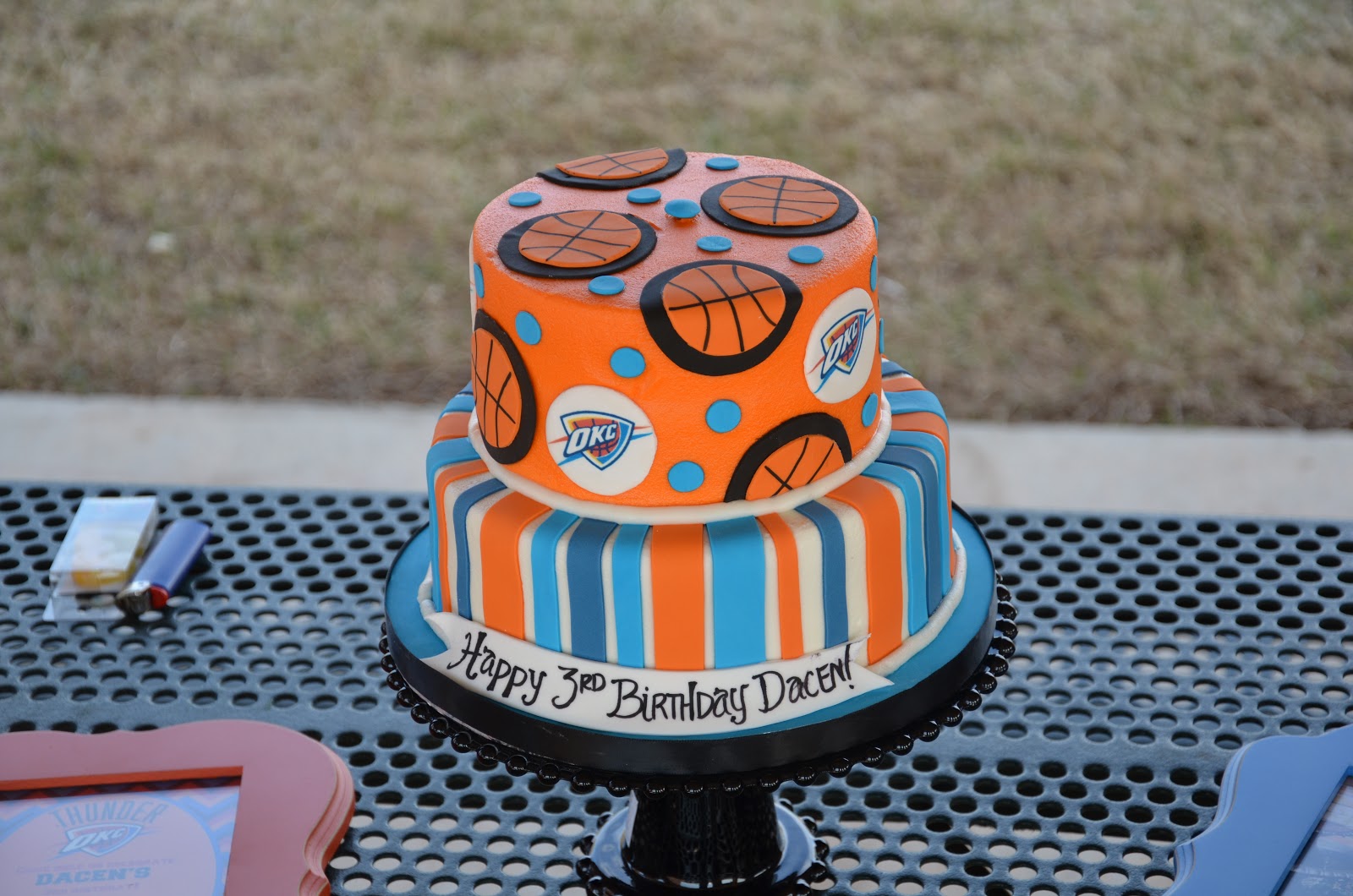 Milk Wishes and Cookie Dreams Dacen's OKC Thunder Birthday Party