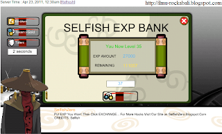 Cheat Ninja Saga ATM EXP | Selfish Zero Thanks+SZ