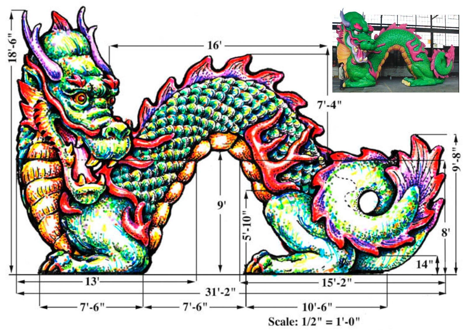 Michael Ferrari-Fontana: Chinese Dragon
