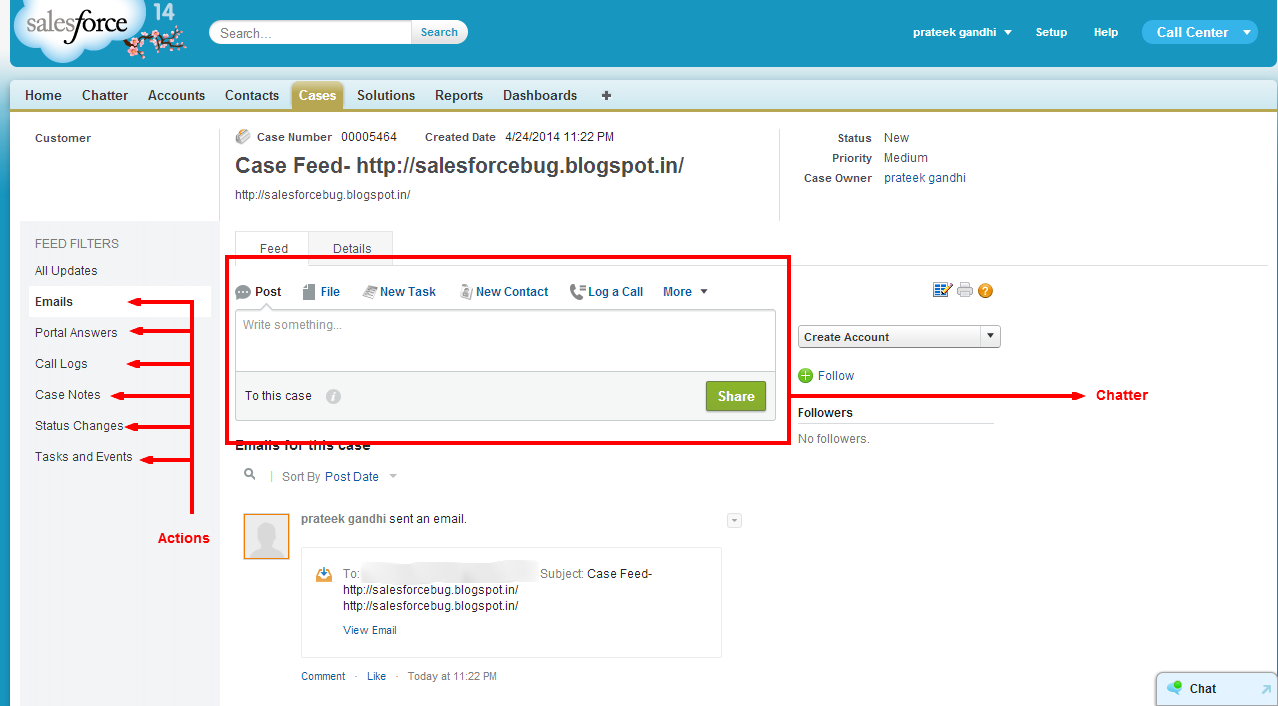 Bugged By Salesforce Case Feeds Salesforce