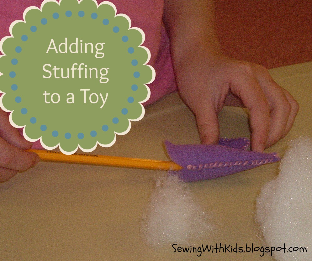 Sewing with Kids How to Stuff a Toy