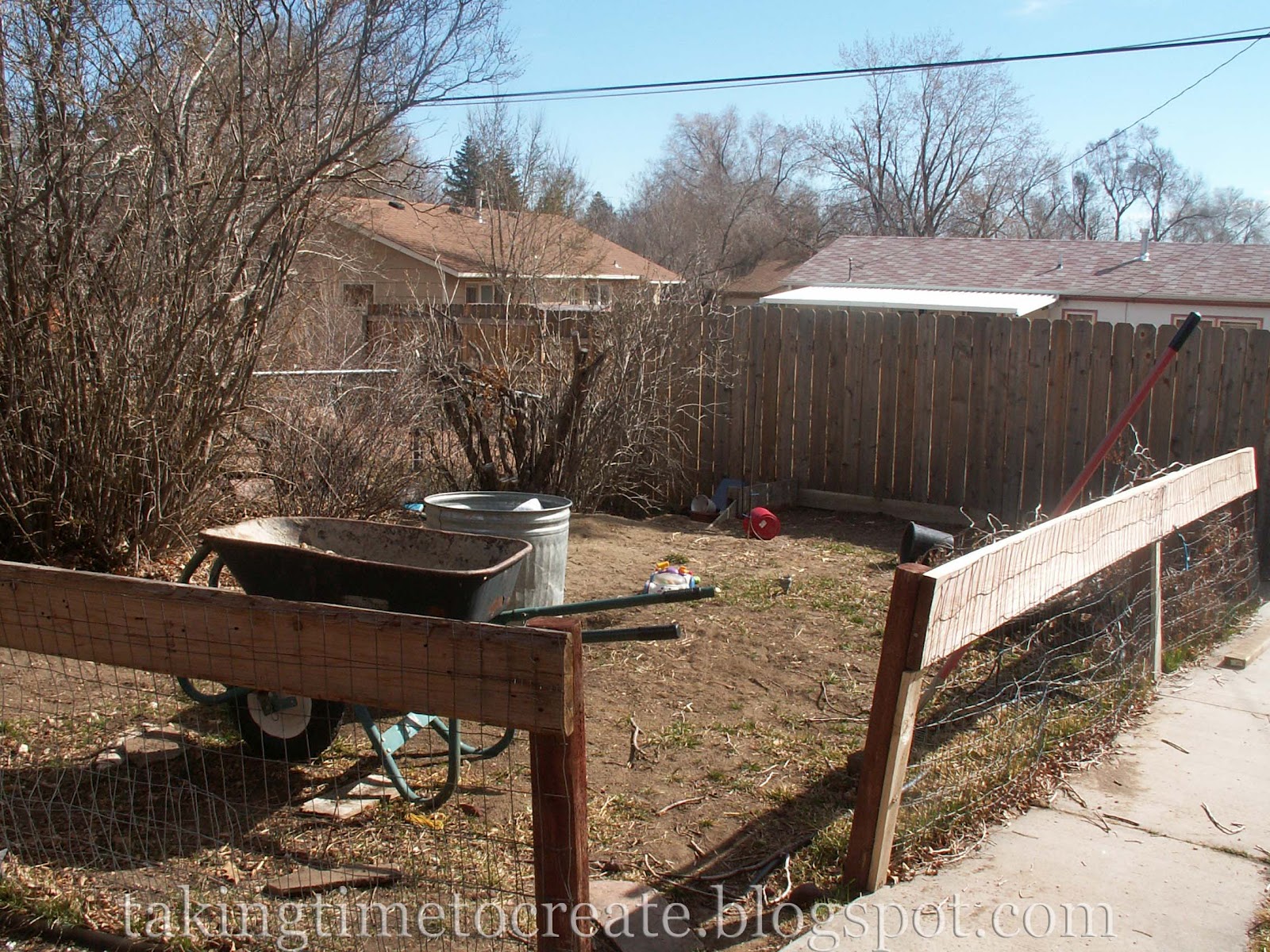Taking Time To Create Stretch Your Garden Dollar Garden Fence and Row