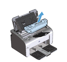 Как извлечь картридж из принтера