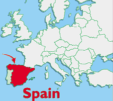 Spain Location On Europe Map