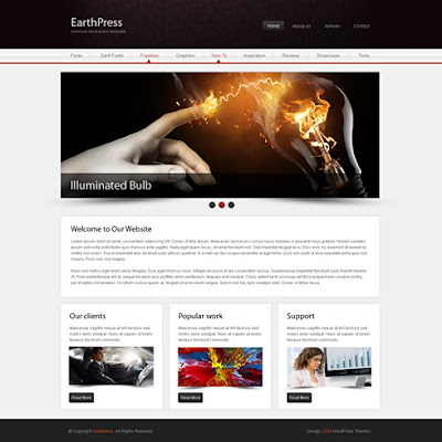 Template HTML EarthPress
