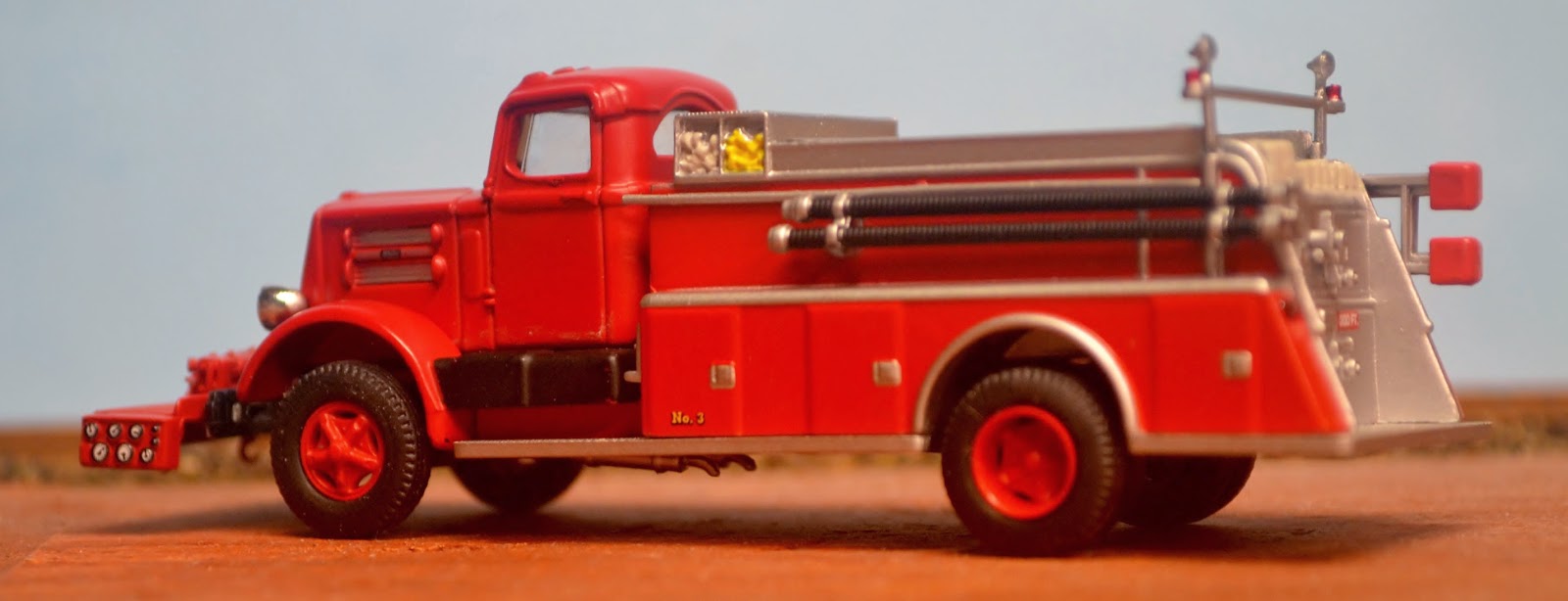 Nirvana Valley Model Railroad Quick HO vehicle kitbashes, Fire Truck