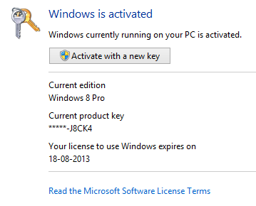 windows 8 pro 9200 activation key
