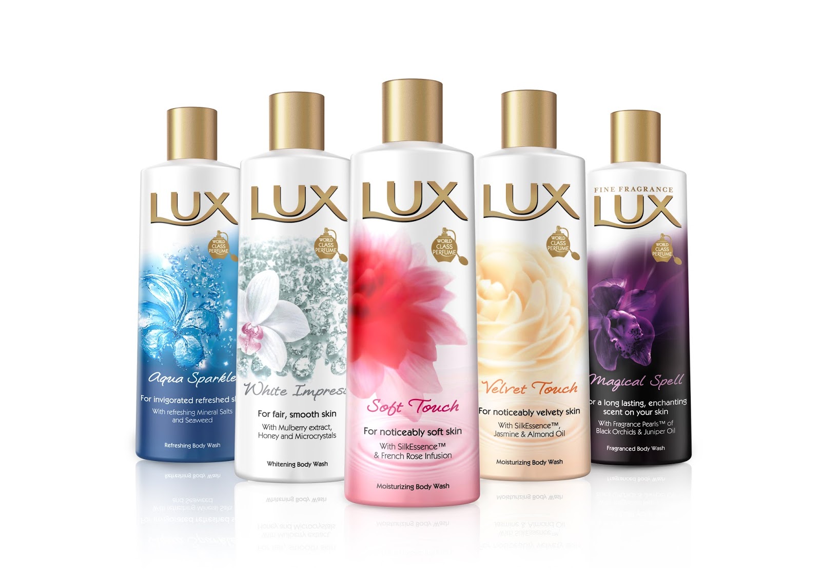 LUX Fine Fragrance Skin Treats on Packaging of the World Creative