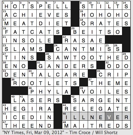 crossword nyt kions pions endangered species puzzle laxcrossword 1954 western 1994 word 3d october advertisement answers none theme