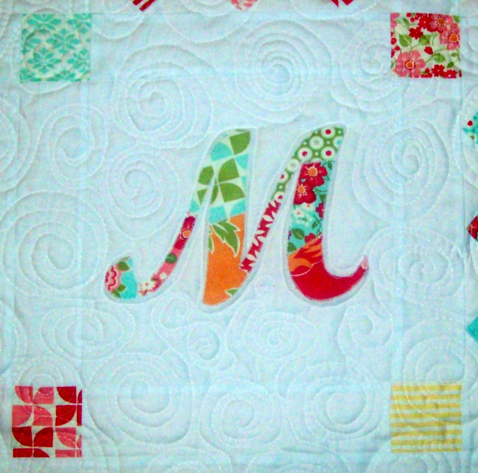 My Quilt Diet... Patchwork Monogram Tutorial