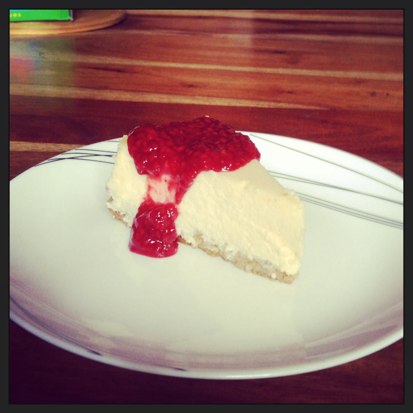 The Foodie Journey....by Vedant Bahri Lower Calorie Baked Cheesecake