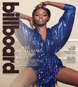 Azealia Banks estampa capa da nova edição da revista “Billboard”