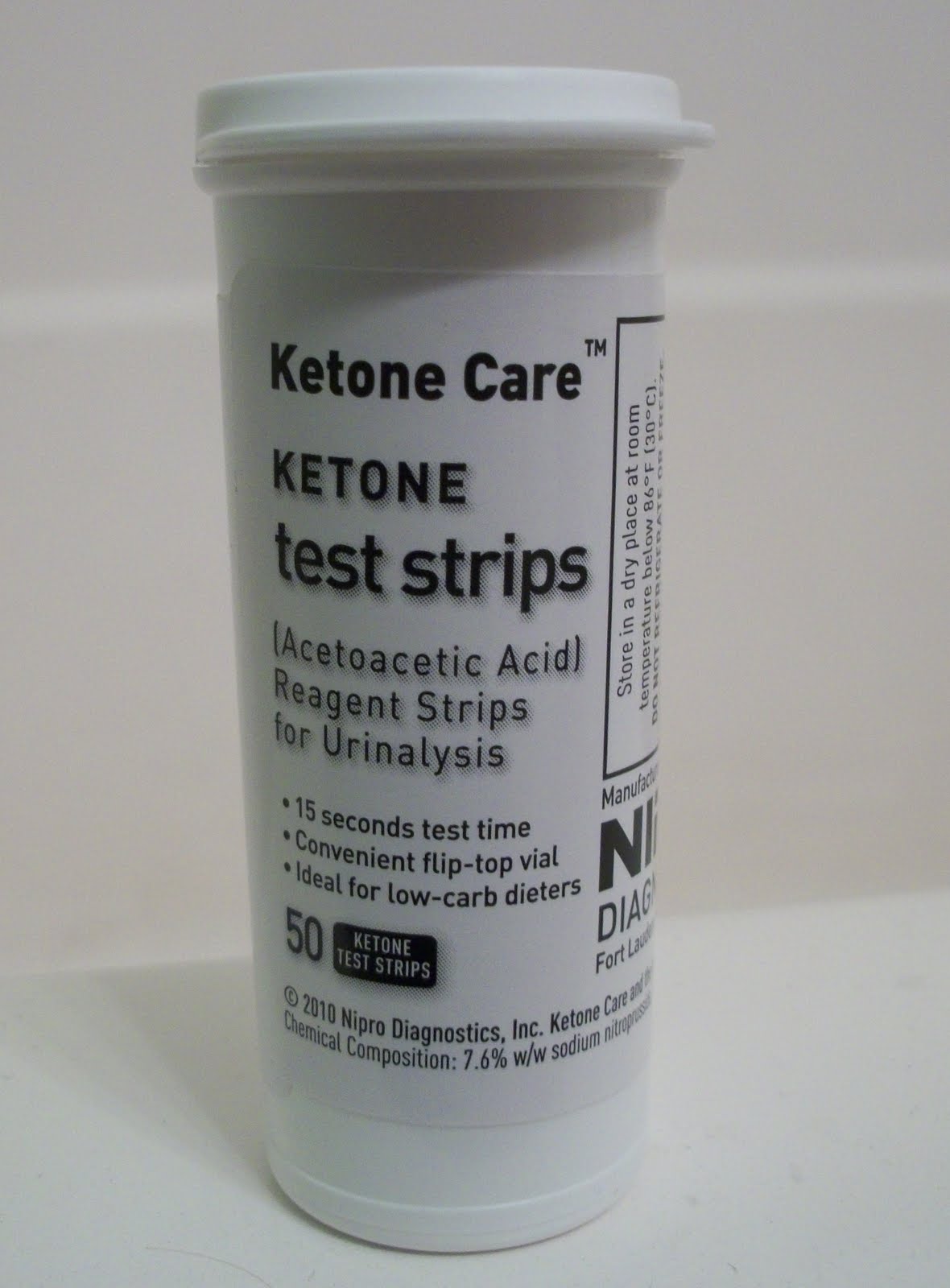 reading Ketone test strips