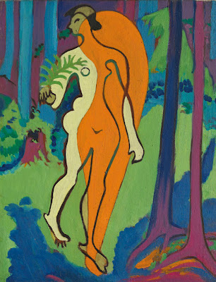 "Desnudo en Naranja y Amarillo" Kirchner 1929-30