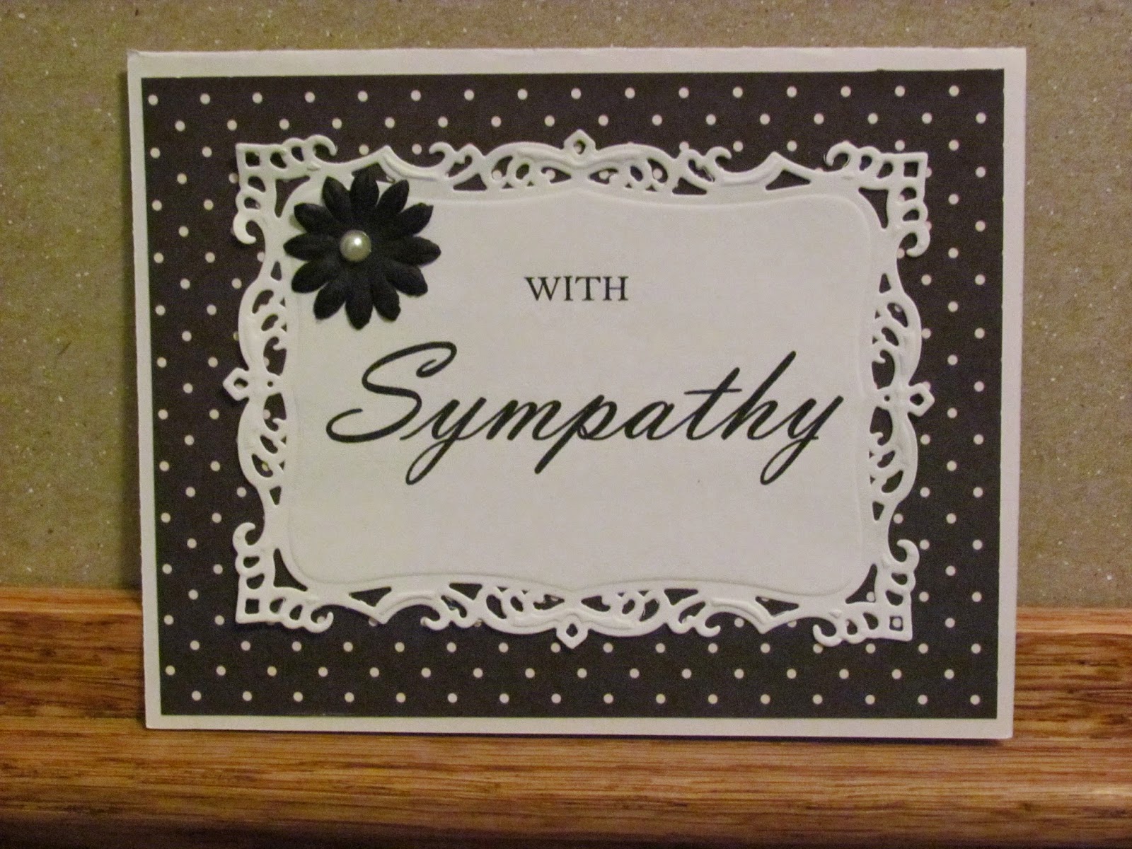 Mare's Crafts Simple sympathy cards