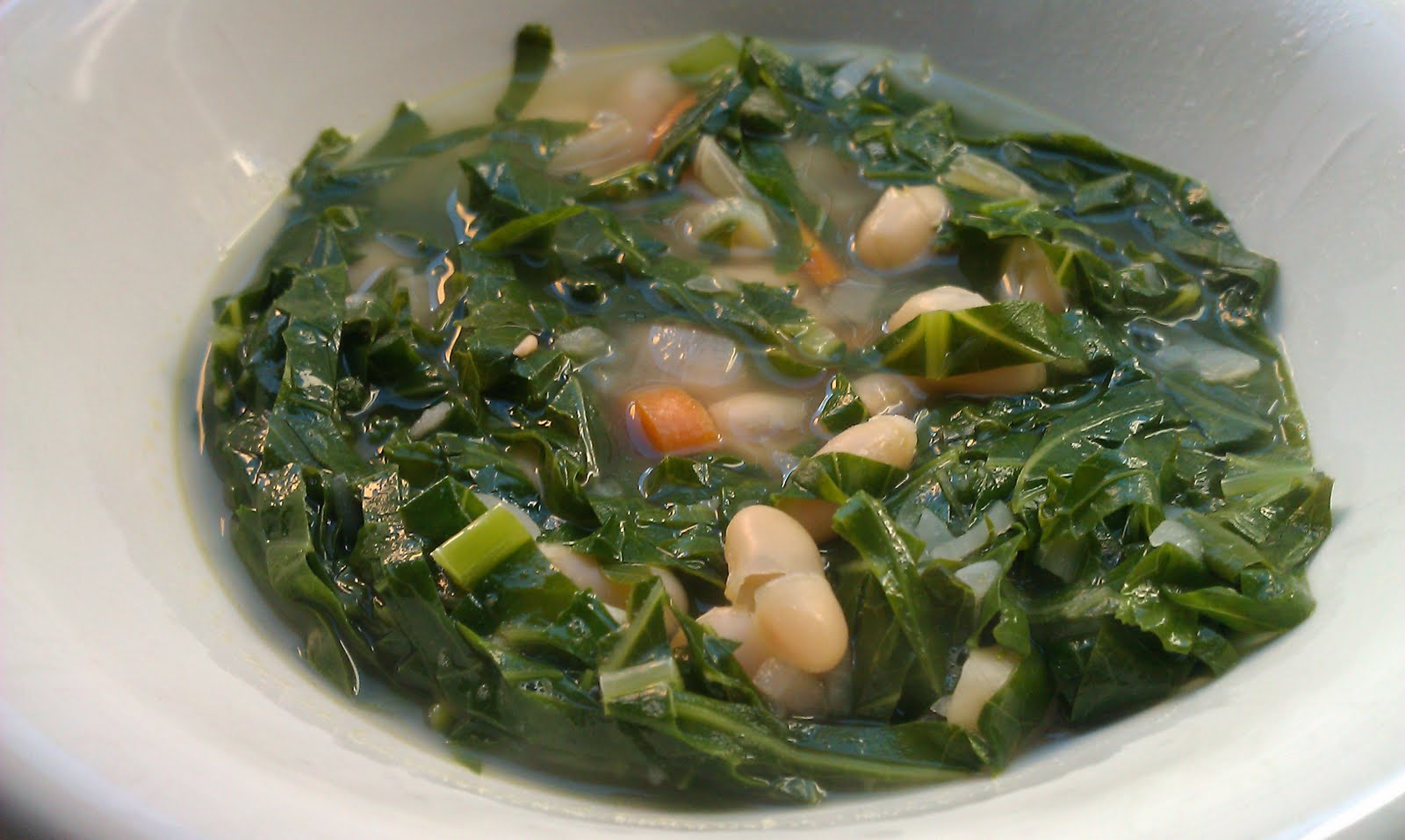 White Bean and Collard Greens Soup