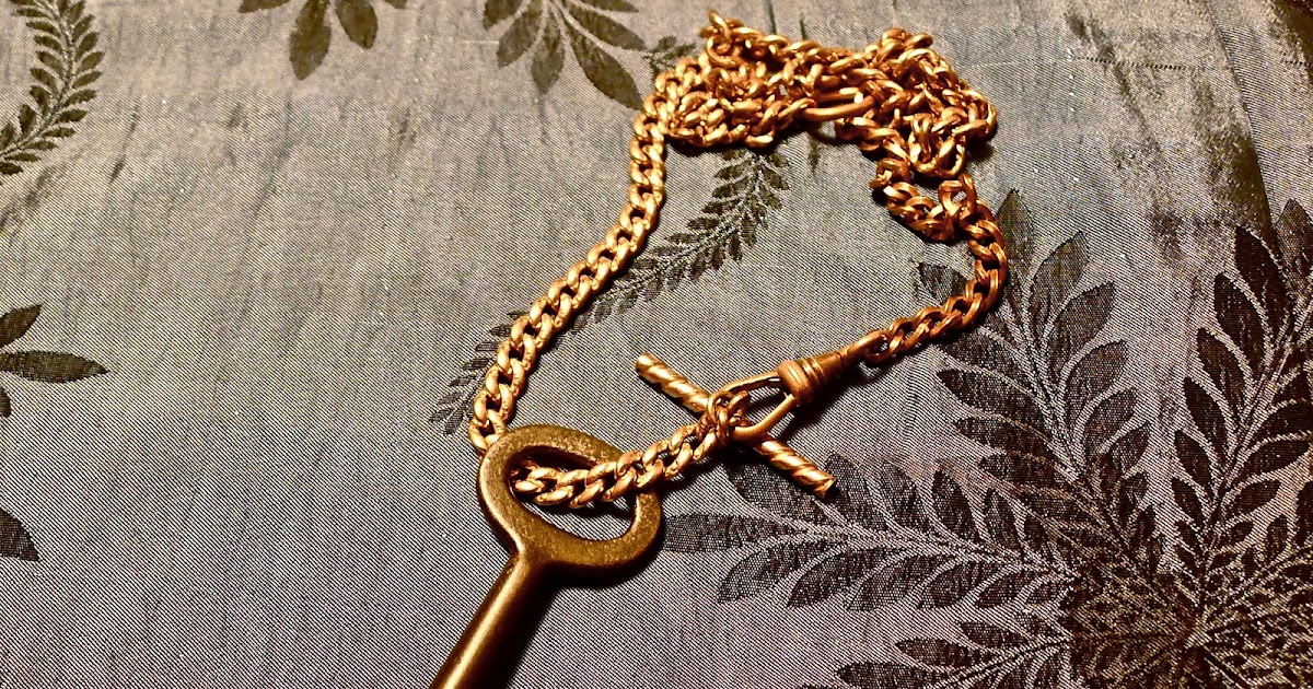 evolution now evolution now antique gunmetal skeleton key / watch