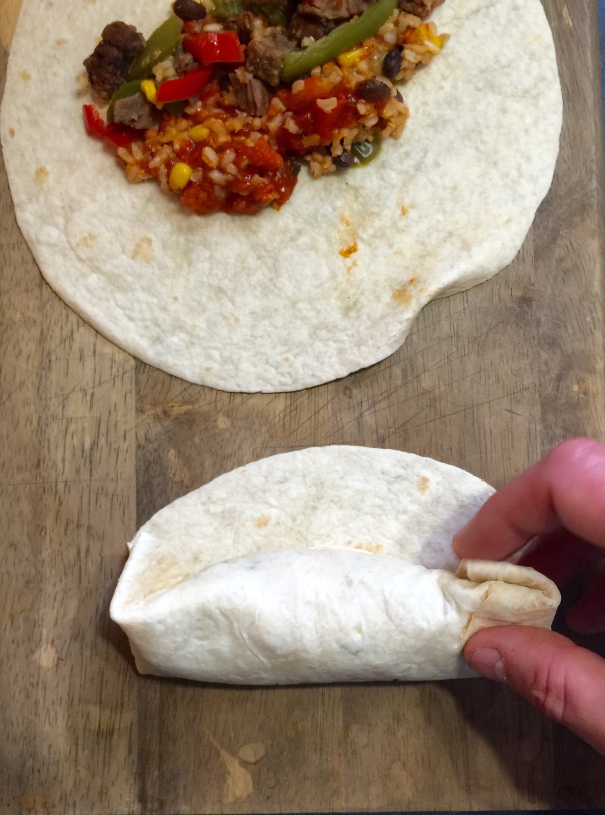 365 Designs Easy Steak Fajita Wraps On The Go with Cilantro Lime Kale