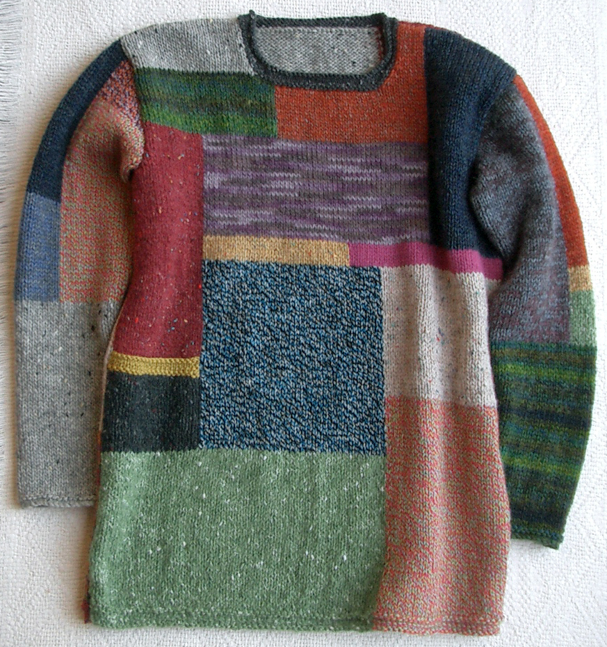 Groovy Textiles Patchwork Handknit Jumper