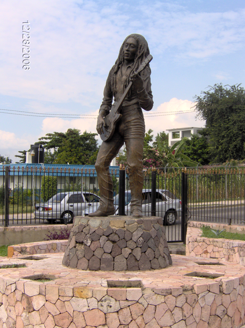 New Travel Pages The Legendary Bob Marley, Kingston Jamaica
